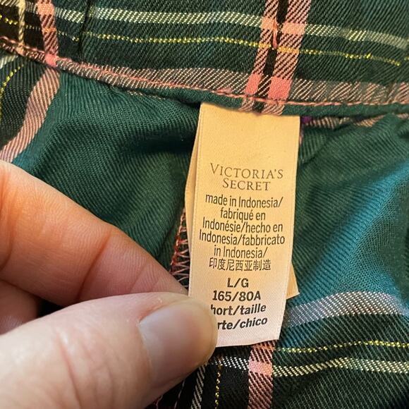 Victorias Secret Flannel Pajama Set NWT - Picture 8 of 9